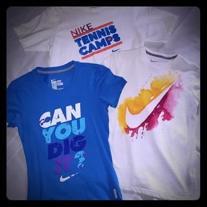 3 Nike tees